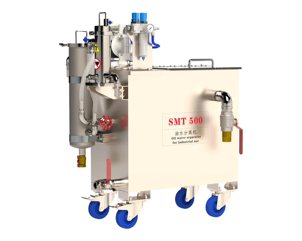 FRIESS SMT500C mobile coolant purifier angled view