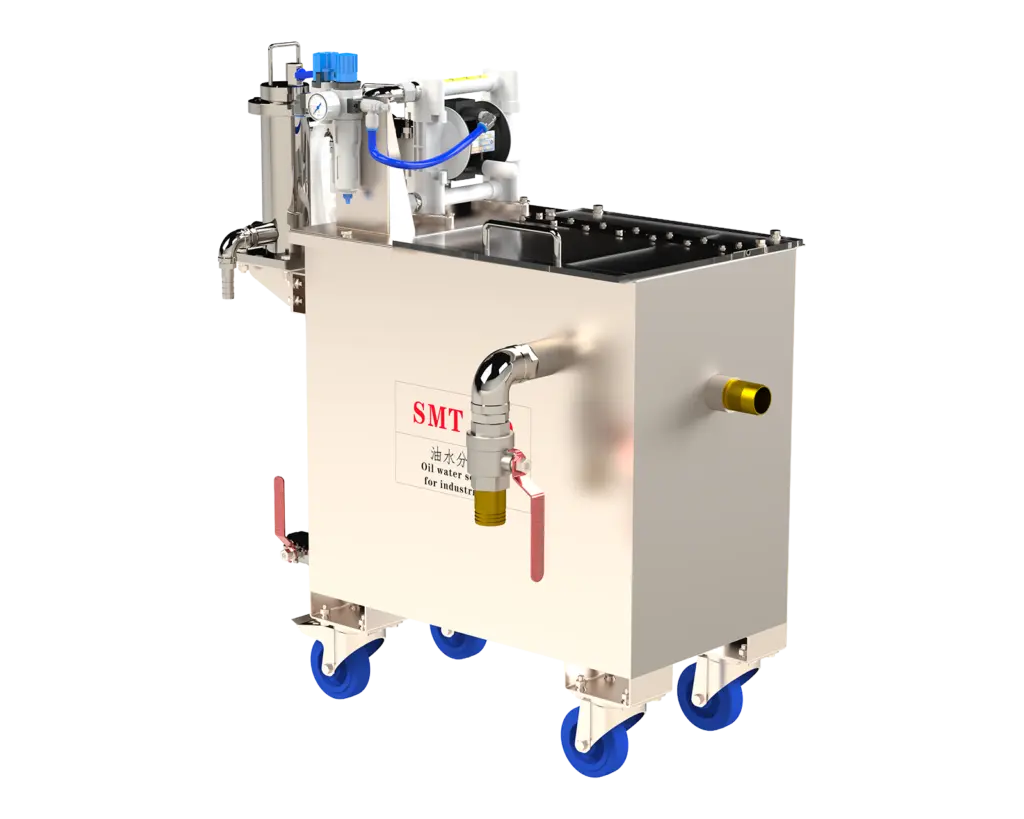 FRIESS SMT500C mobile coolant purifier alternate angled view